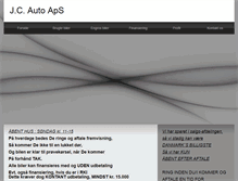 Tablet Screenshot of jcauto.dk